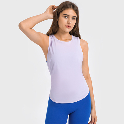 Fashion Running Sports Ladies Yoga Tops Quick Dry Sleeveless T - Shirt Women Open Back