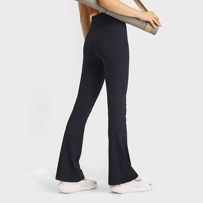 Flared Leg Yoga Pants Women High Wasit Leggings With Hidden Waist Pocket