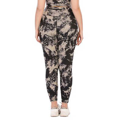 Workout L - XXXL Flora Yoga Pants Active Stretch Quick Dry With Back Pockets
